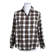 Unisex Uniqlo - Flannel shirt, size 36 - Brown ()