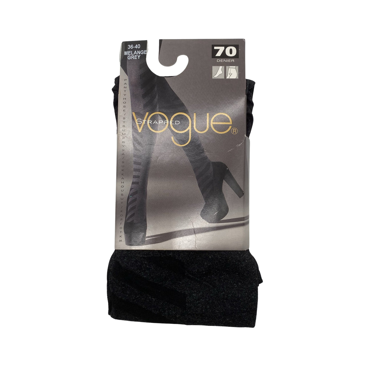 Unisex Vogue - Stockings, thin, size 36 - Gray (1)