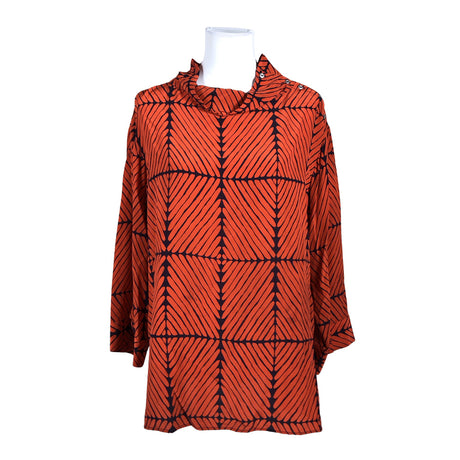 Unisex Marimekko - Short-sleeved blouse, size 38 - Orange ()