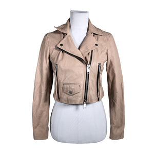 Unisex All Saints - Leather jacket, size 38 - Light pink (1)