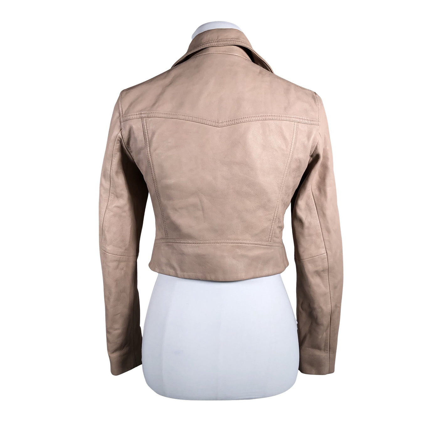 Unisex All Saints - Leather jacket, size 38 - Light pink (2)