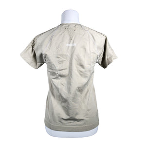 Unisex Gymshark - Sports shirt, short sleeve, size 36 - Beige (2)