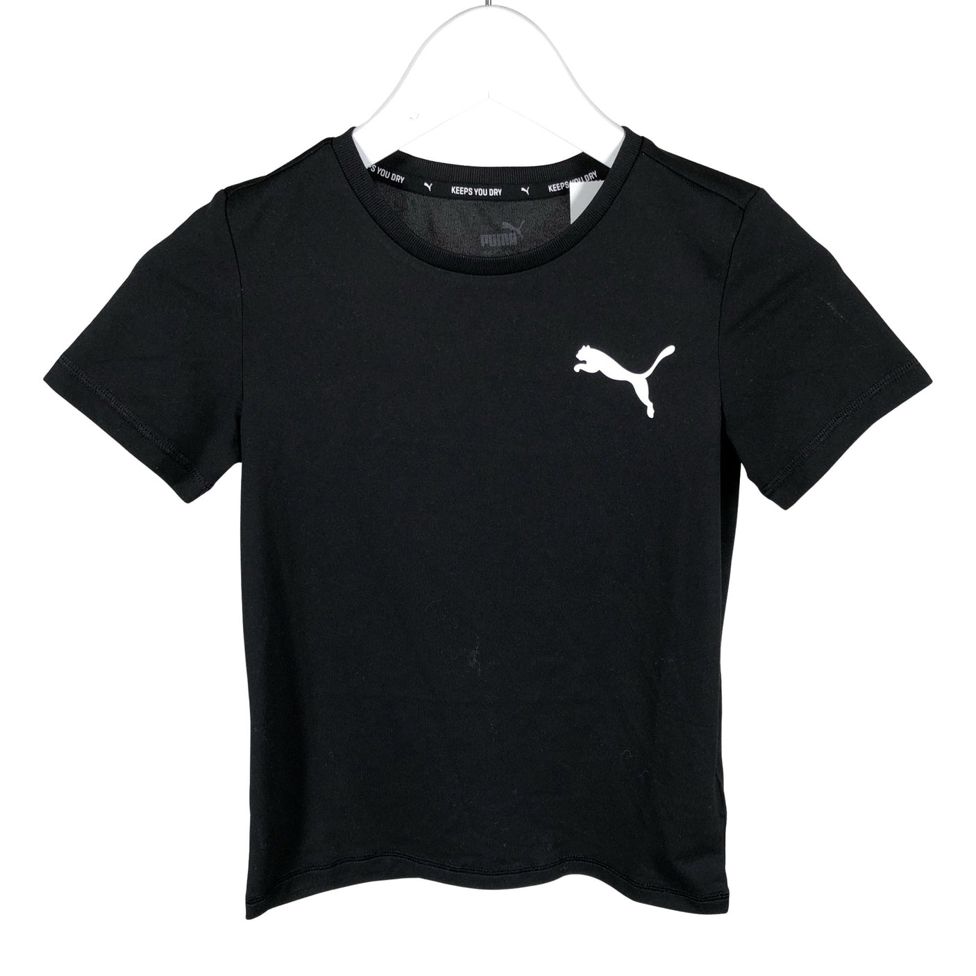 Unisex Puma - Sports shirt, short sleeve, size 140 - 146 - Black (1)