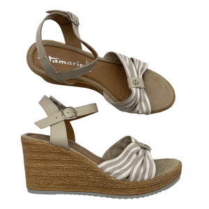 Naisten Tamaris - Wedge sandals, size 41 - Beige (1)