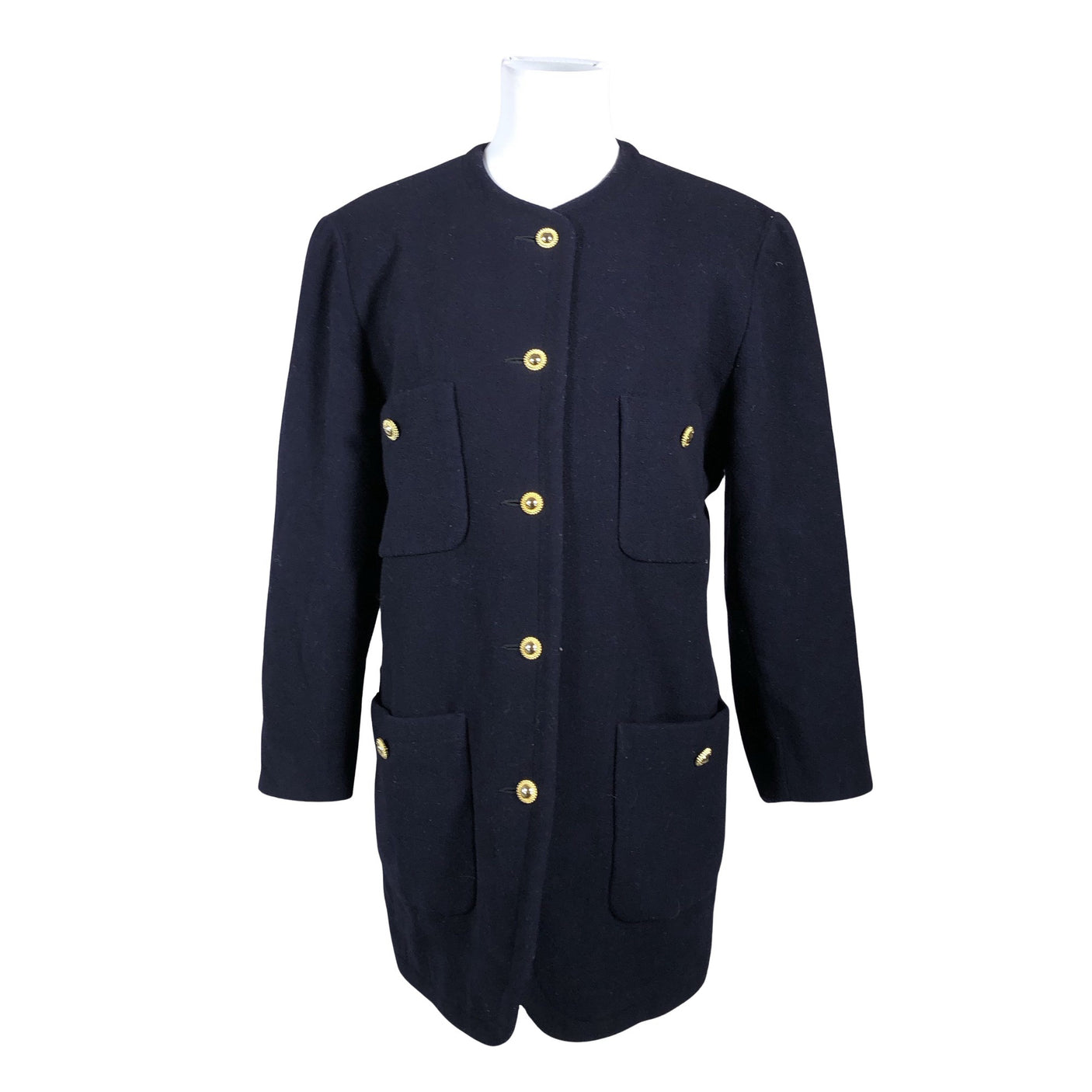 Unisex Master-Coat - Wool coat, size 38 - Blue (1)
