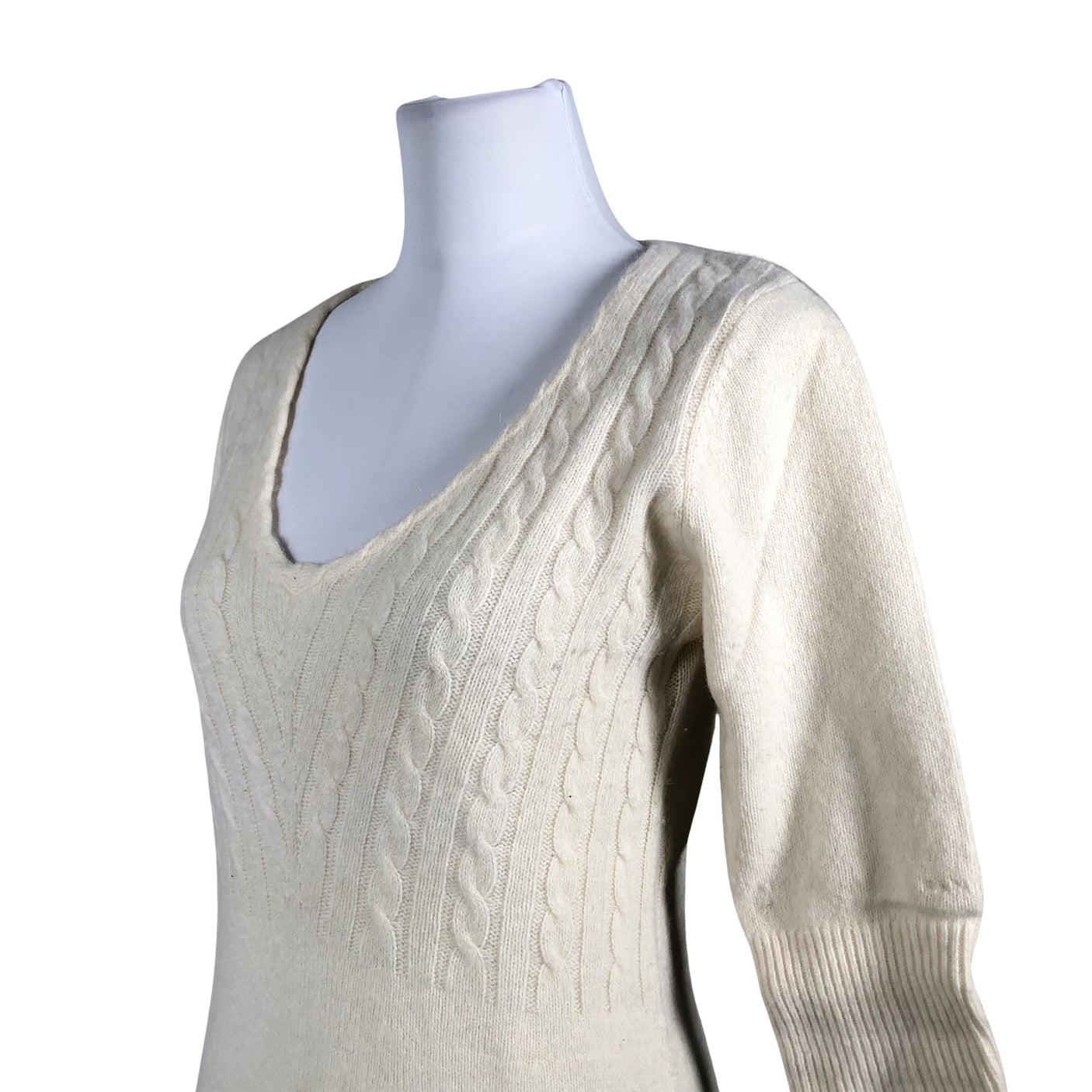 Unisex Gant - Knit dress, size 38 - Natural white (2)