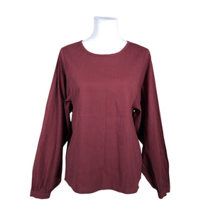 Unisex Nanso - Blouse, size 38 - Wine red (1)