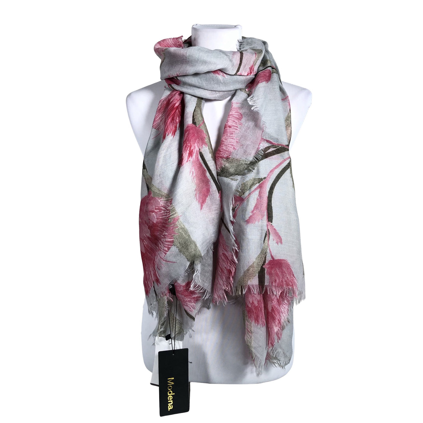 Unisex Modena - Scarf, size Midi - Gray (1)