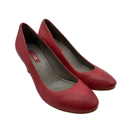 Unisex Ecco - High heels, size 39 - Red (2)