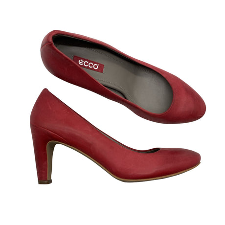Unisex Ecco - High heels, size 39 - Red ()