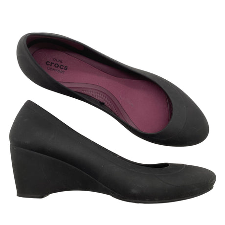 Unisex Crocs - High heels, size 39 - Brown ()