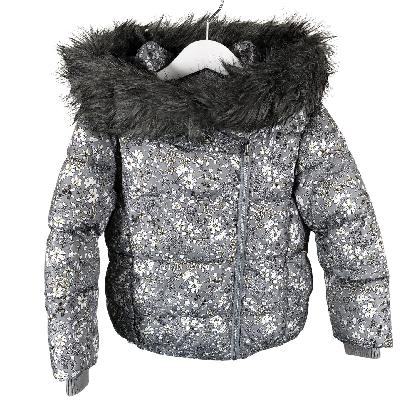 Unisex Next - Winter jacket, size 98 - 104 - Gray (1)