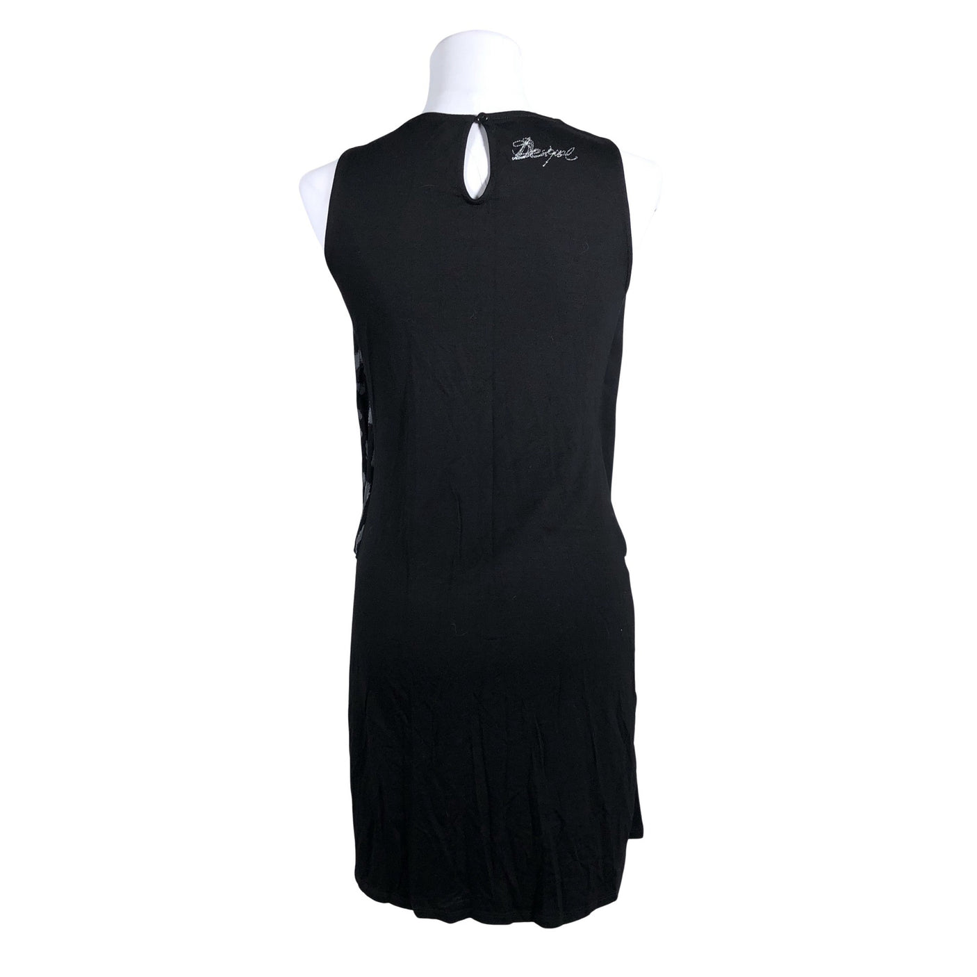 Unisex Desigual - Tricot dress, size 38 - Black (2)