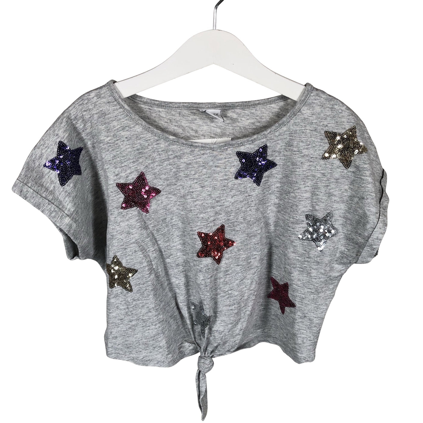 Unisex Lindex - T-shirt, size 146 - 152 - Gray (1)
