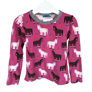 Unisex me&i - Tricot shirt, size 110 - 116 - Pink (1)