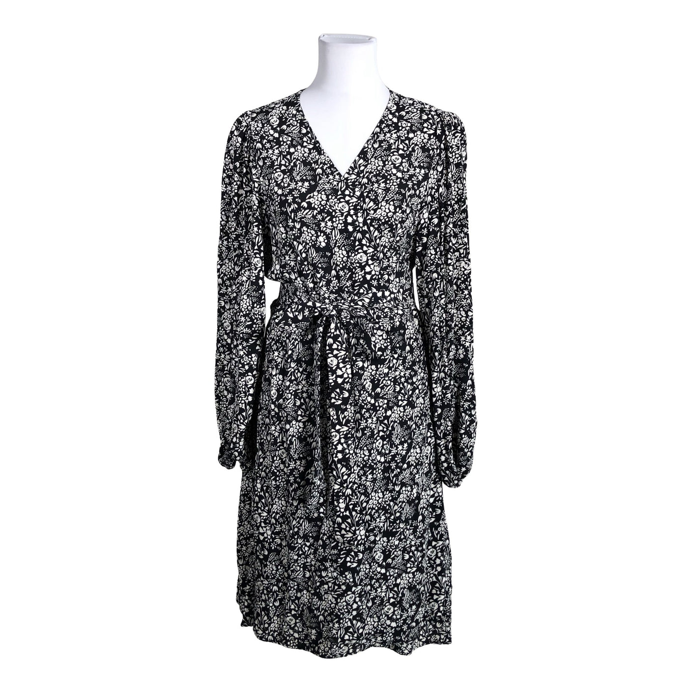 Unisex Kaiko - Schiffon dress, size 40 - Black (1)