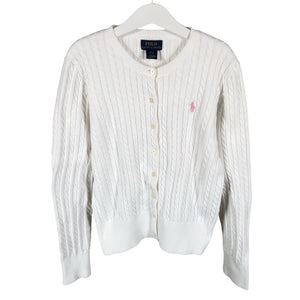 Unisex Polo Ralph Lauren - Cardigan, size 152 - 158 - White (1)