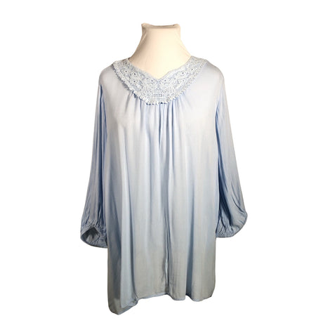 Unisex Zizzi - Blouse, size 50 - Light blue ()