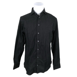 Unisex Riley - Collared shirt, size L - Black (1)