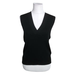 Unisex Free Quent - Knit vest, size 32 - Black (1)