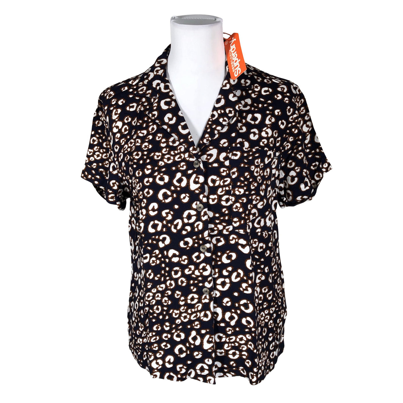 Unisex Superdry - Short-sleeved blouse, size 38 - Blue (1)
