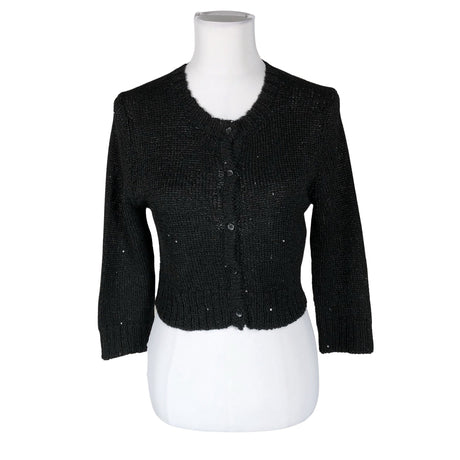 Unisex Your Face - Knit bolero jacket, size 38 - Black ()