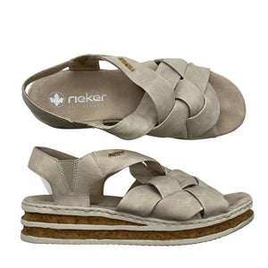 Unisex Rieker - Sandals, size 41 - Beige (1)