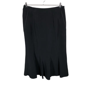 Unisex Steilmann - Fabric skirt, size 42 - Black (1)