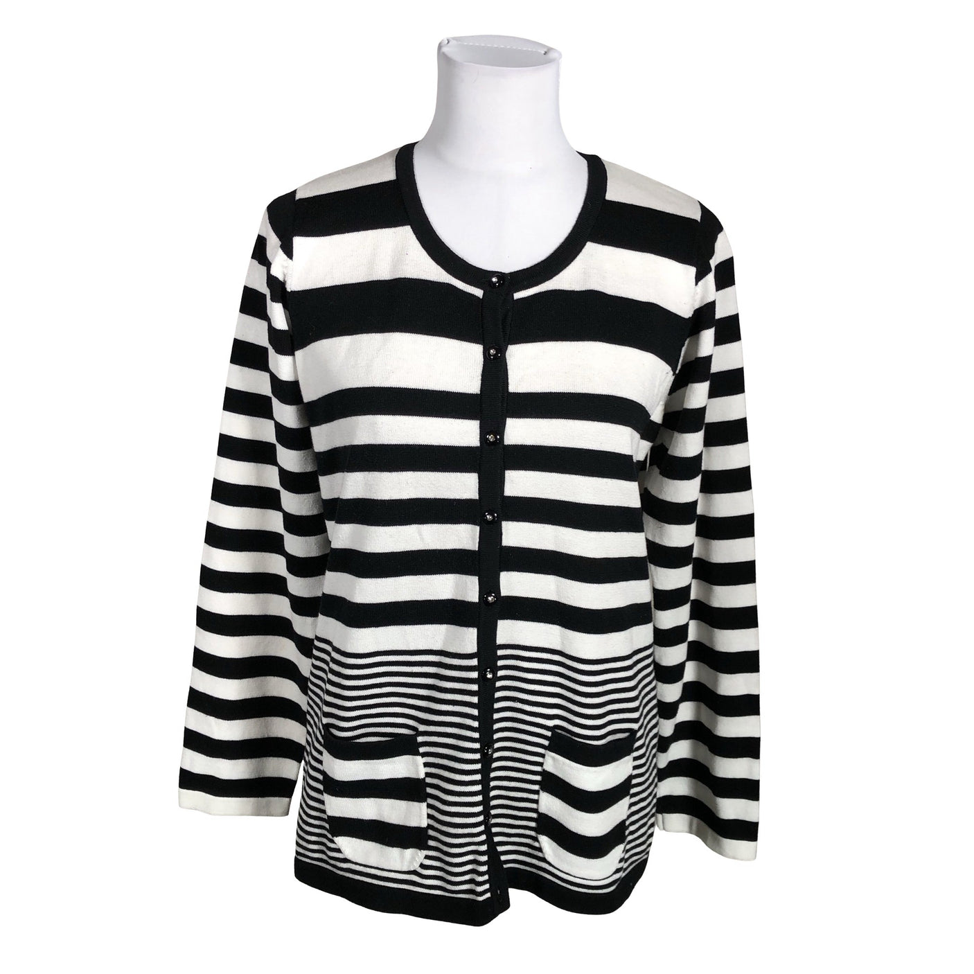 Unisex Signature - Cardigan, size 40 - White (1)