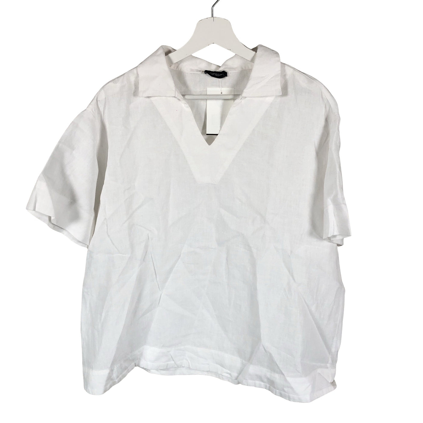 Unisex Nanso - Short-sleeved blouse, size 42 - White (1)
