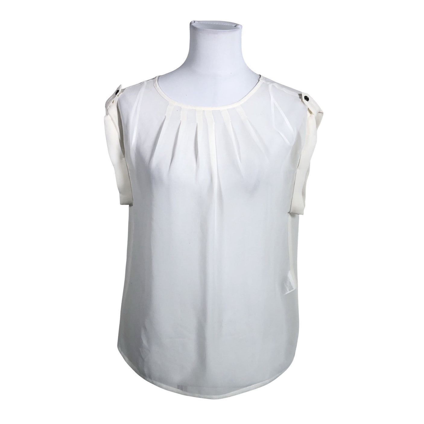 Unisex Soaked - Short-sleeved blouse, size 34 - Natural white (1)