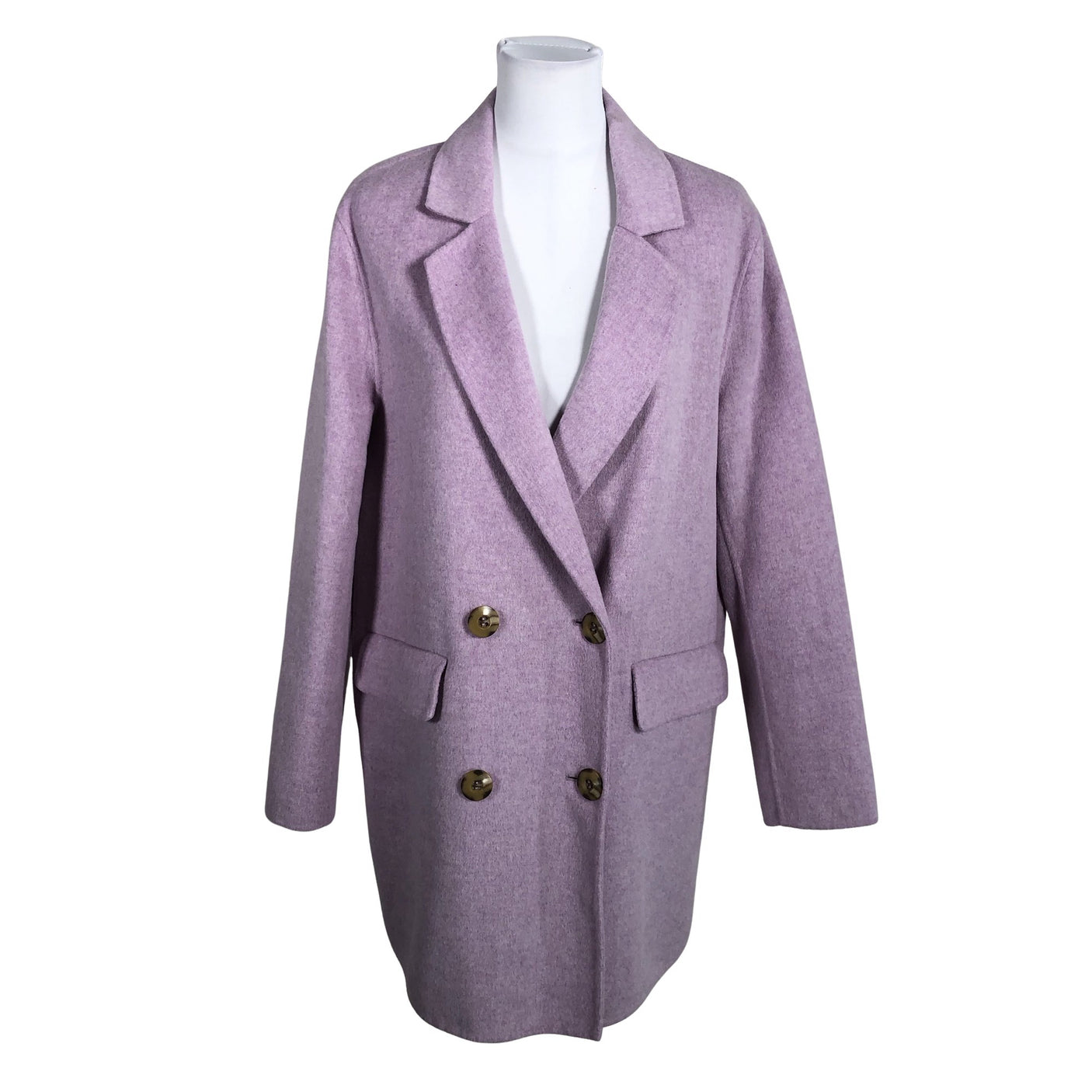 Unisex Esprit - Wool coat, size 38 - Violet (1)