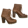 Unisex Ten Points - Ankle boots, size 37 - Brown ()