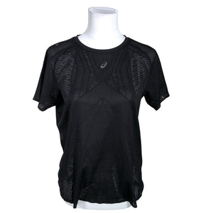 Unisex Asics - Sports shirt, short sleeve, size 38 - Black (1)