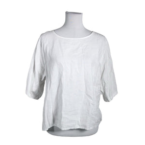 Unisex Marta - Short-sleeved blouse, size 36 - White (1)