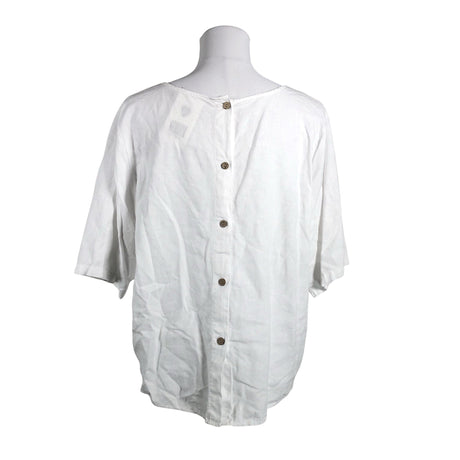 Unisex Marta - Short-sleeved blouse, size 36 - White (2)