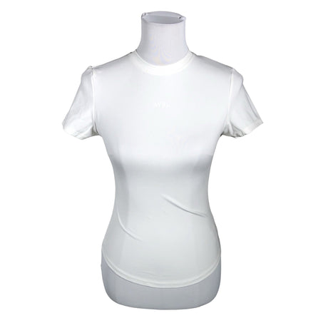 Unisex AYBL - Sports shirt, short sleeve, size 36 - Natural white ()