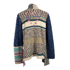 Unisex Desigual - Cardigan, size 38 - Brown (2)