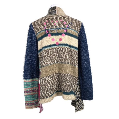 Unisex Desigual - Cardigan, size 38 - Brown (2)