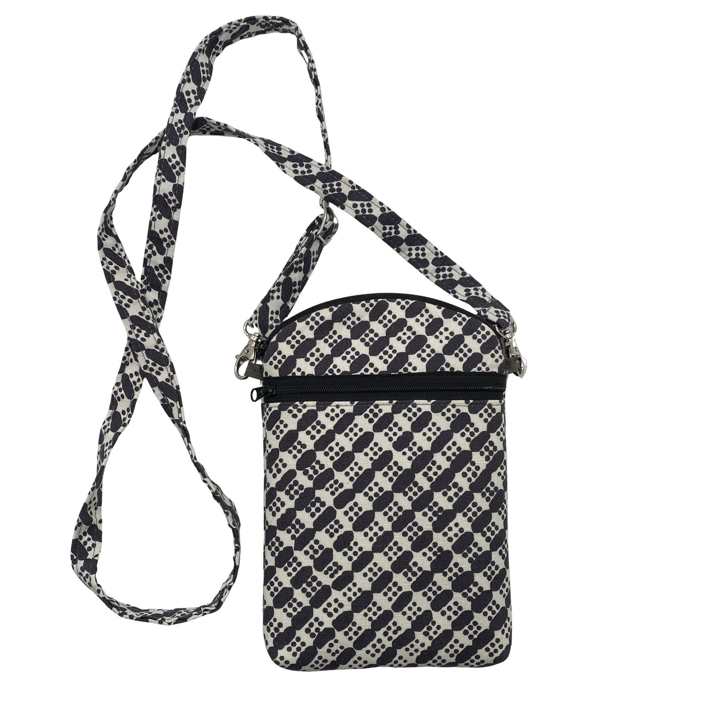 Unisex Handmade - Shoulder bag, size Mini - Natural white (1)