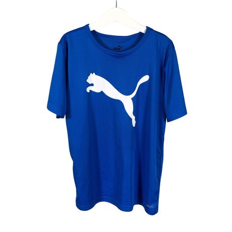 Unisex Puma - Sports shirt, short sleeve, size 146 - 152 - Blue ()
