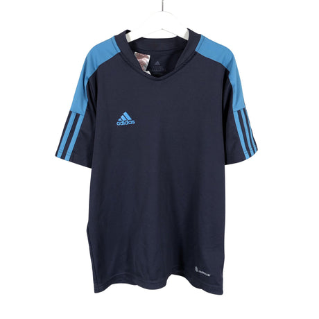 Unisex Adidas - Sports shirt, short sleeve, size 146 - 152 - Blue ()