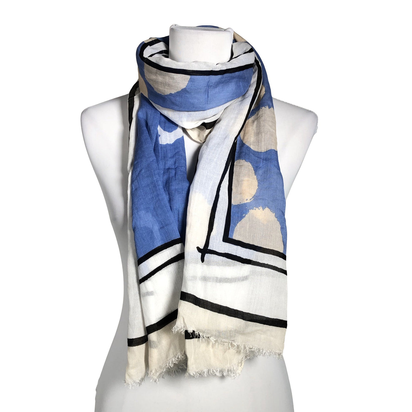 Unisex Marc O'Polo - Scarf, size Ei kokoa - Blue (1)