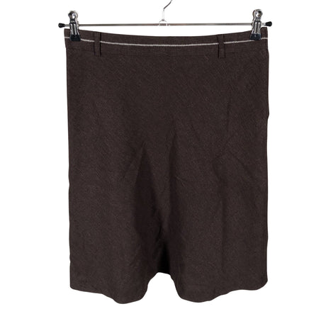 Unisex Steilmann - Fabric skirt, size 38 - Brown ()