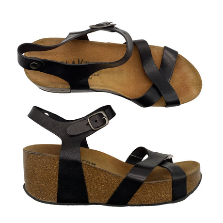 Unisex Plakton - Heeled sandals, size 38 - Black ()