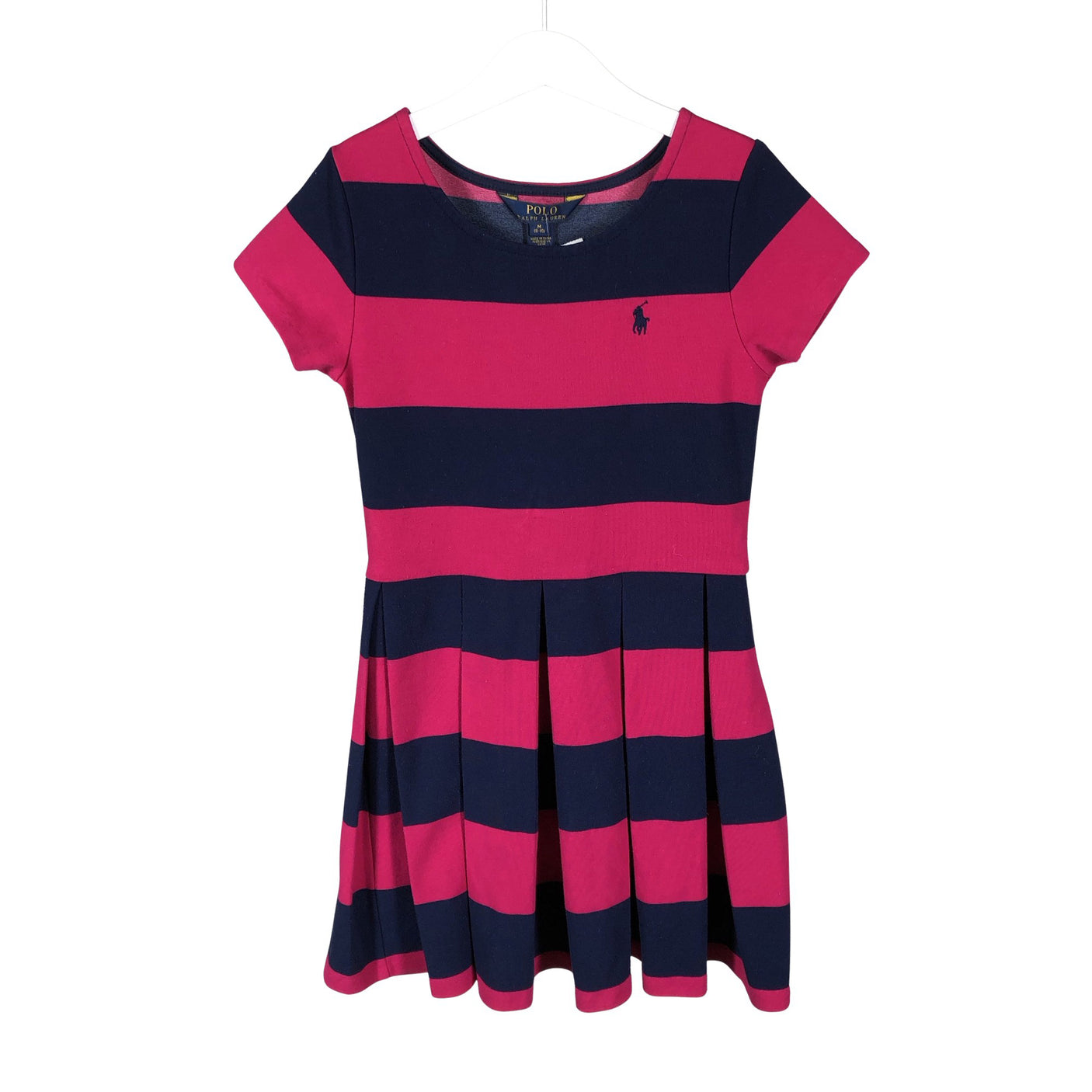 Unisex Polo Ralph Lauren - Tricot dress, size 134 - 140 - Pink (1)