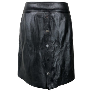 Unisex Hugo Boss - Leather skirt, size 40 - Black (1)