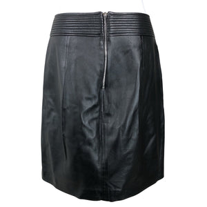 Unisex Hugo Boss - Leather skirt, size 40 - Black (2)