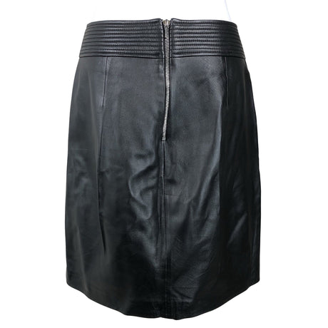 Unisex Hugo Boss - Leather skirt, size 40 - Black (2)