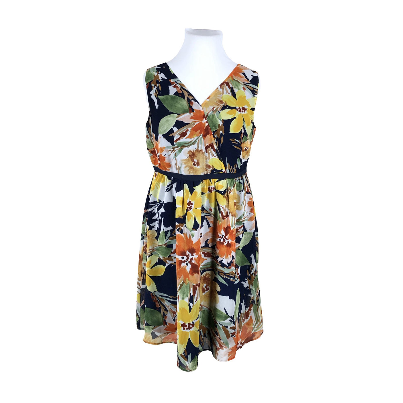 Unisex Esprit - Schiffon dress, size 44 - Blue (1)